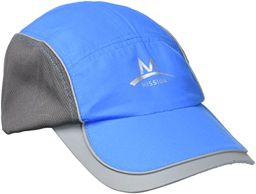 Mission Performance Hat Gorra, Hombre, Blue/Charcoal, OSFM