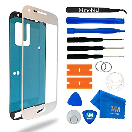 MMOBIEL Kit de Reemplazo de Pantalla Táctil Compatible con Samsung Galaxy S4 i9500 i9505 Series (Blanco) Incl Kit de Herramientas/Pinzas/Cinta Adhesiva/Limpiador/Alambre/Manual