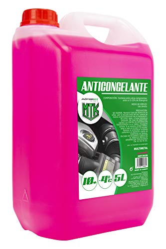 Motorkit MOT3535 Anticongelante, 5L, 10 %, Rosa