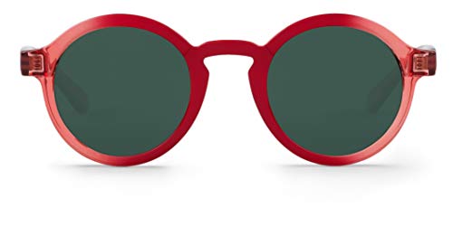 Mr. Boho Dalston Gafas de Sol, Rojo (Cherry), Única Unisex, Talla única