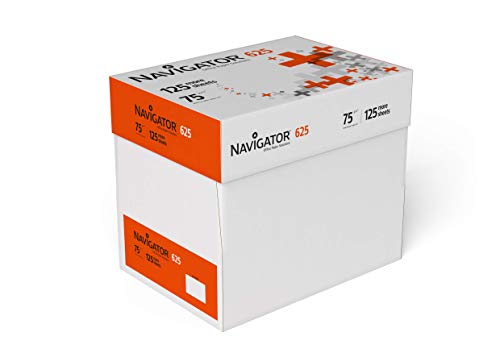 Navigator 625 - Papel multiusos para impresora - A4 75gr - 5 Paquetes - 3125 Hojas