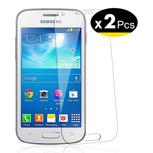NEW'C 2 Unidades, Protector de Pantalla para Samsung Galaxy Core Plus, Vidrio Cristal Templado