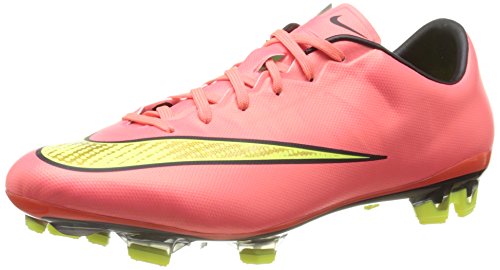 Nike Mercurial Veloce II FG, Botas de fútbol para Hombre, hypr Punch/mtlc gld cn-blk-vlt, 6.5 EU