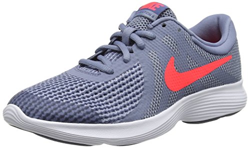 Nike Revolution 4 (GS), Zapatillas de Running para Niños, Gris (Ashen Slate/Flash Crimson-Diffused Blue 400), 40 EU