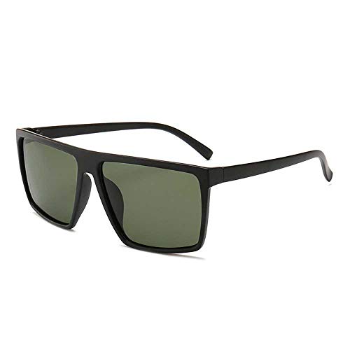 Nobrand Gafas de sol polarizadas para hombres gafas de película de color de caja de tendencia de moda conjunto de estallido de gran tamaño de gafas a juego