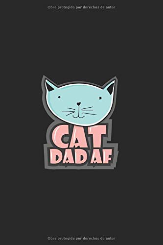 Papá Gato AF: Gráfico de los padres de los gatos ideal para cada padre de gato que quiera mostrar el orgullo de los gatitos a Maine Coon.