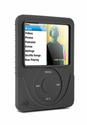 Philips Jam Jacket f/iPod nano G3 Negro Silicona - Fundas para mp3/mp4 (Negro, iPod nano G3, Silicona)