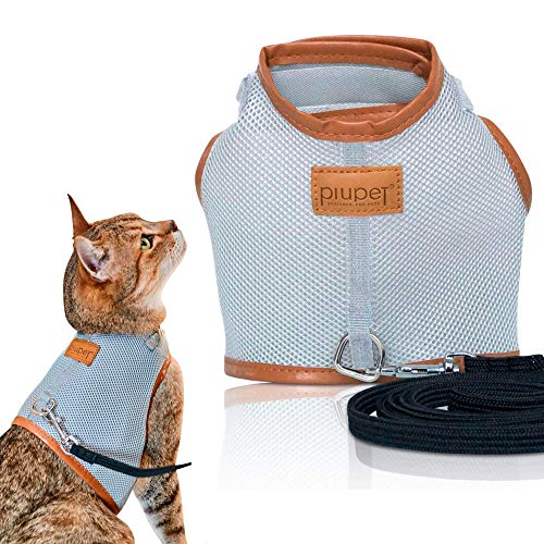 PiuPet® Arnes para Gato Collar Seguro y Robusto (S)