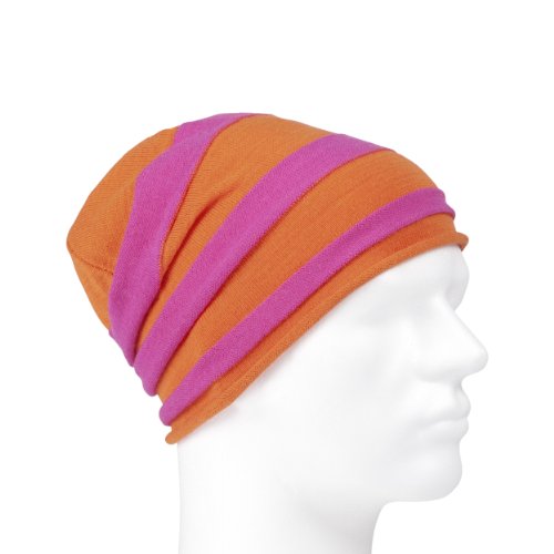 POC - Gorro (Talla única), diseño a Rayas Multicolor Orange/cerice Talla:Talla única