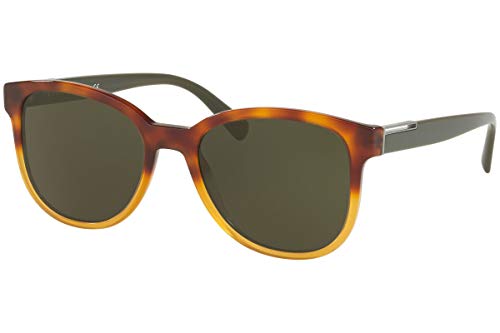 Prada PR08US Gafas de Sol Havana Amarilla Marrones con Lentes Verdes 54mm NKO4J1 SPR08U PR 08US SPR 08U