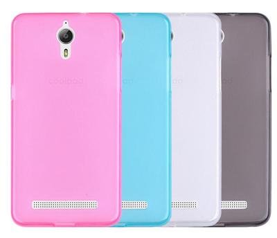 PREVOA Funda para Coolpad Porto S - Colorful Silicona TPU Funda Case para Coolpad Porto S Smartphone - Rosa