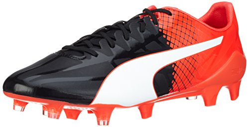 Puma Evospeed SL-S II FG, Botas de fútbol para Hombre, Negro (Black White-Red Blast 01), 43 EU