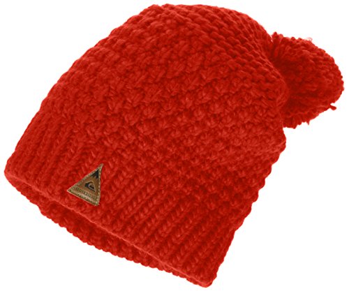 Quiksilver Planter Beanie Gorro, Hombre, Naranja (Mandarin Red Solid), Talla Única