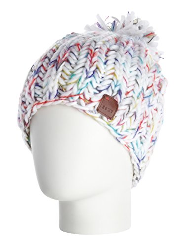 Roxy NOLA Gorro, Mujer, Blanco, Talla Única