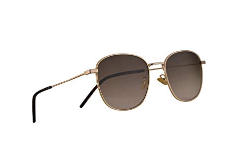 Saint Laurent SL 273/K Gafas De Sol Doradas Con Lentes Marrón Degradados 56mm 004 SL273K SL273/K