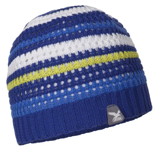 SALEWA Häkelmütze Climb K Beanie - Gorro para niño, Color Azul, Talla L