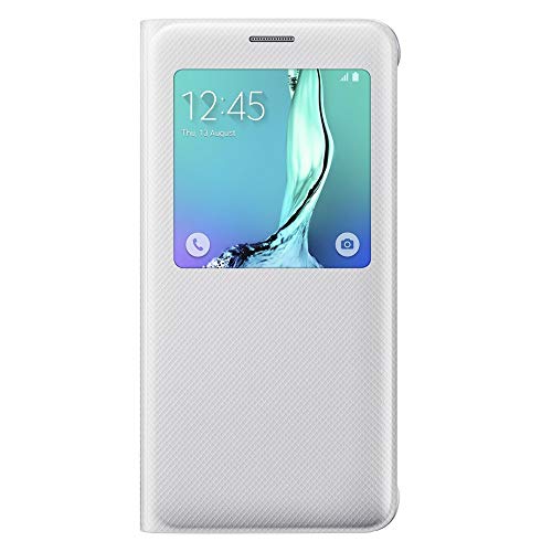 Samsung EF-CG928PWEGWW S-View - Funda para Samsung Galaxy S6 Edge Plus, Color Blanco