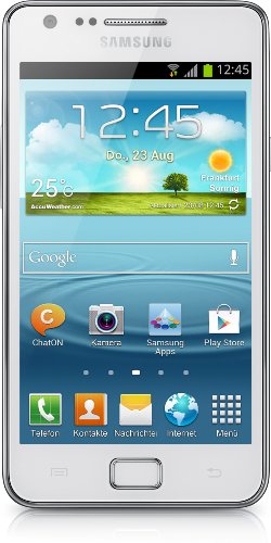 Samsung Galaxy S II Plus (I9105P) - Smartphone Libre Android (Pantalla 4.3", cámara 8 MP, 8 GB, 1.2 GHz, 1 GB RAM), Blanco [Importado]