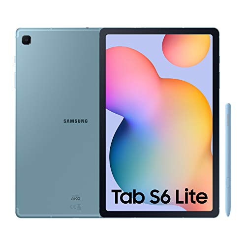 Samsung Galaxy Tab S6 Lite - Tablet de 10.4” (WiFi, Procesador Exynos 9611, 4 GB RAM, 64 GB Almacenamiento, Android 10), Color Azul [Versión española]