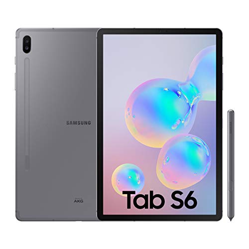 Samsung Galaxy Tab S6 Tablet de 10.5 (256 GB, S pen incluido, pantalla sAMOLED, LTE), Gris