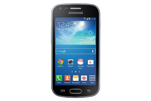 Samsung Galaxy Trend Plus S7580 - Smartphone libre (pantalla 4", 480 x 800 Pixeles, cámara 5 Mp, 4 GB, 1.2 GHz, 768 MB de RAM, Android 4.2), Negro [versión europea]