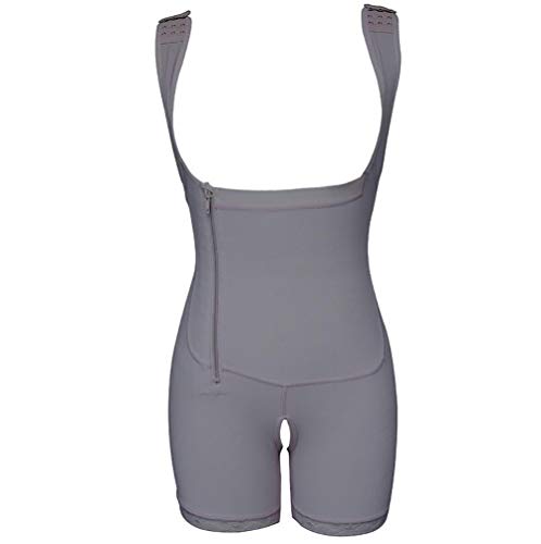 SHANGLY Mujer Fajas Adelgaza Corsé Bodysuit Abdomen de Compresion Butt Lifter Escultor de Cuerpo Underbust Bustier,Gary,S