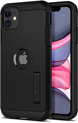 Spigen Funda Tough Armor, Compatible con Apple iPhone 11 (6.1") 2019 - Negro