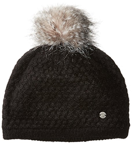 Spyder Icicle - Gorros para Mujer, Témpano, Mujer, Color Negro/Plata, tamaño Talla única