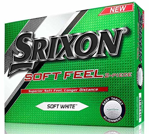 Srixon Softfeel Bolas 4 Capas De Golf, Unisex Adulto, Blanco, M