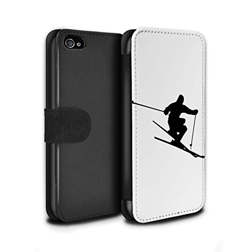 STUFF4 Phone Case/Cover/Skin/IP-psw/esquí Collection, Extreme Skier, iPhone 4/4S