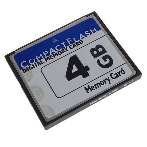 Tarjeta de Memoria CF para Cámaras Digitales Teléfonos Móviles GPS MP3 PDA - 4GB