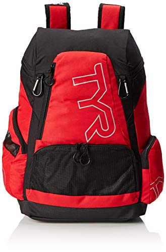 TYR Alliance 45L Mochila, Unisex Adulto, Rojo/Negro, Talla Única