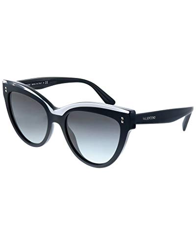 Valentino gafa de sol mujer negro brillo/rystal VA4034 gradient grey 5131/11 acetato