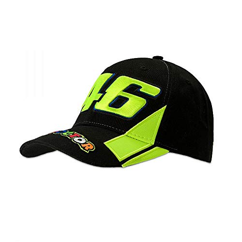 Valentino Rossi Vr46 Classic-Race, cap Hombre, Negro, Un tamaño