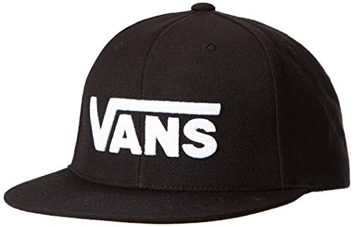 Vans Drop V II Snapback Gorra de béisbol, Negro (Black-White Y28), Talla única para Hombre