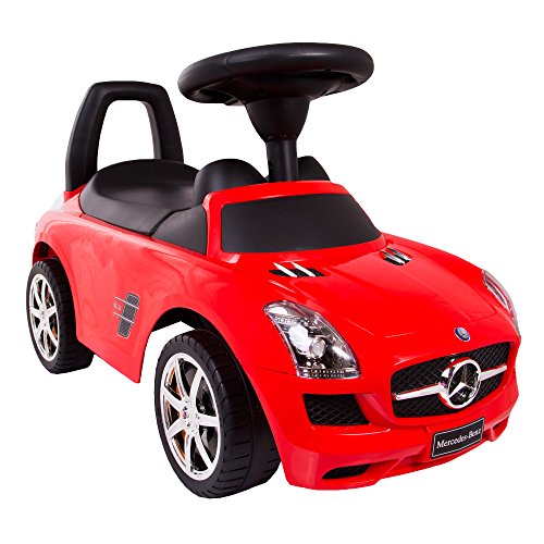 Mercedes Benz SLS Amg Antideslizante Auto Niño Vehículo Licencia Oficial. Rojo Hitachi.