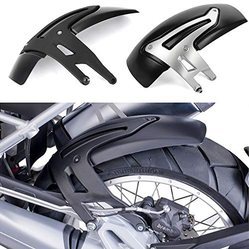 Repuestos Powersports Motocicleta Negro Plata guardabarros trasero for BMW R1200GS Rueda Hugger Guardabarros Protección contra salpicaduras for BMW R 1200 GS Adventure LC 2013-2018 (Color : Black)