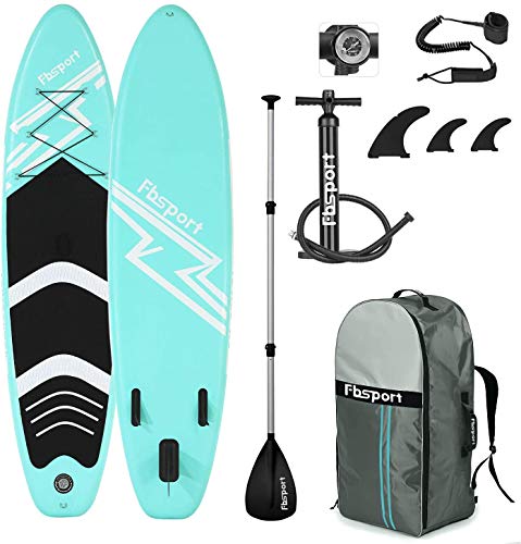 FBSPORT Sup Hinchable, 15 cm de Espesor Tabla de Surf Sup Paddleboard, Tabla Inflable de Paddle Surf, Set de Sup