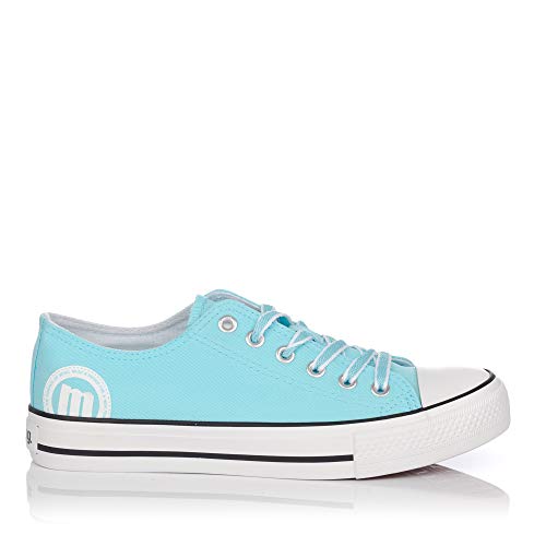 Zapatillas de Lona Azul Celeste Mustang 13991