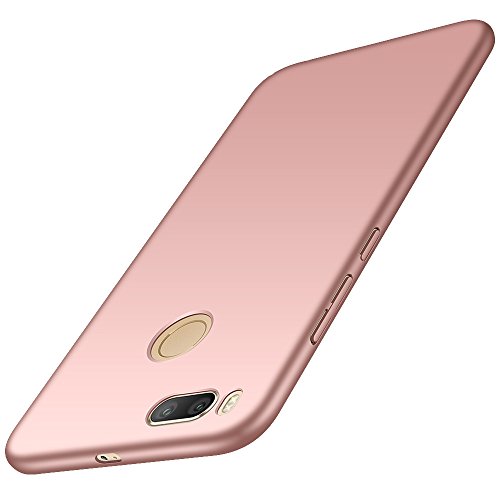 anccer Funda Xiaomi Mi 5X / Xiaomi Mi A1 [Serie Colorida] [Ultra Slim] [Ligera] Anti-rasguños Estuche para Case Xiaomi Mi 5X / Xiaomi Mi A1 (Oro Rosa Liso)