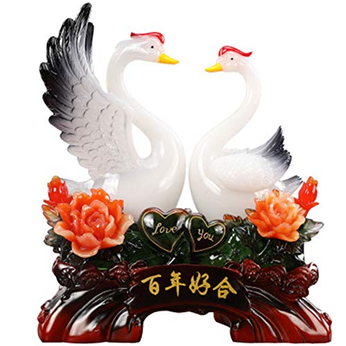 AUKLM Estatua de Escultura China Creativa de Feng Shui, Sala de Estar, Comedor, Estudio, Dormitorio, Oficina, decoración Simple, Muebles, colección de artesanías, etc, 31 * 17 * 38 cm,S