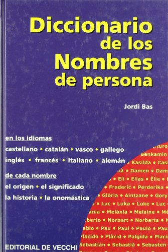 Diccionario de los nombres de persona (Saber vivir)