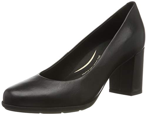 Geox D New Annya A, Zapatos de Tacón para Mujer, Negro (Black C9997), 38 EU
