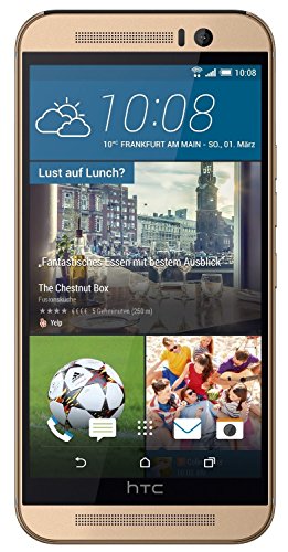 HTC One M9 - Smartphone Libre Android (Pantalla 5", cámara 20.7 MP, 32 GB, 3 GB RAM), Dorado