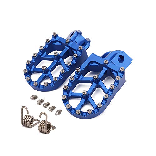 JFG RACING moto Offroad CNC Pie Clavijas Pedales Reposapiés para Husqvarna 65-701 TE TC FE FC ENDURO SUPER MOTO 14-18 FS450 15 Husaberg All Models 08-14