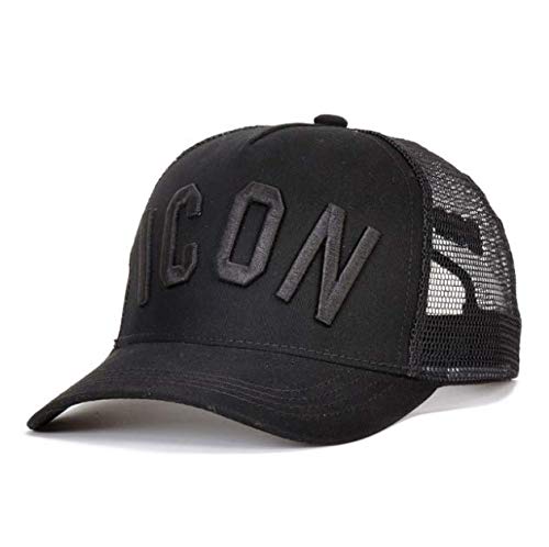 juou Gorra De Béisbol De Verano De Algodón para Hombres Y Mujeres Bordado Icon Black Daddy Hat para Hip Hop Dsq Hat De Camionero para Hombre Gorras Casquette