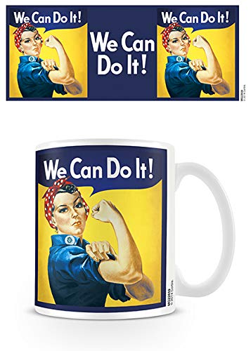 Rosie The Riveter - We Can Do It! Taza de cerámica en Caja de presentación