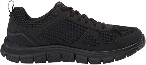 Skechers Track-scloric 52631-bbk, Zapatillas para Hombre, Negro (Black 52631/Bbk), 46 EU