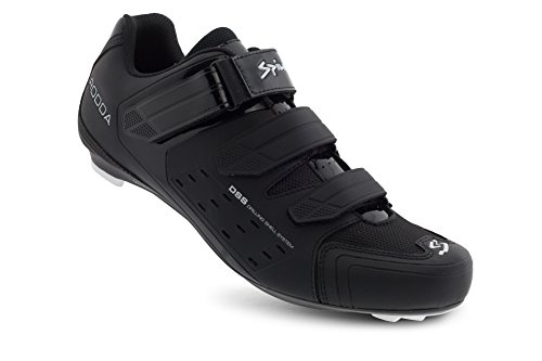 Spiuk Rodda Road Zapatilla, Unisex Adulto, Negro Mate, 44