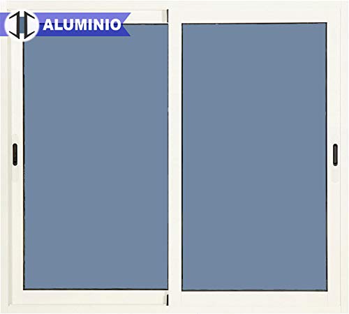 Ventana Aluminio Corredera 1000 ancho x 1000 alto 2 hojas